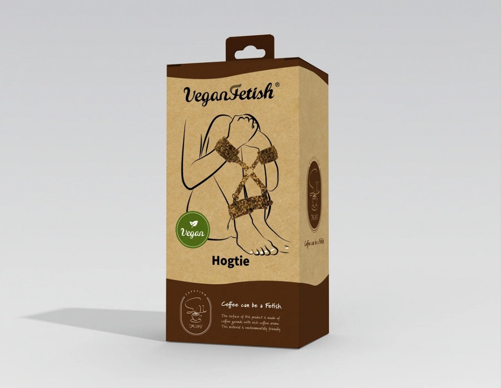 Coffee Can be a Fetish. Crafted from cork and coffee grounds... Vegan Fetish - Cafe Hogtie - Brown photo-4