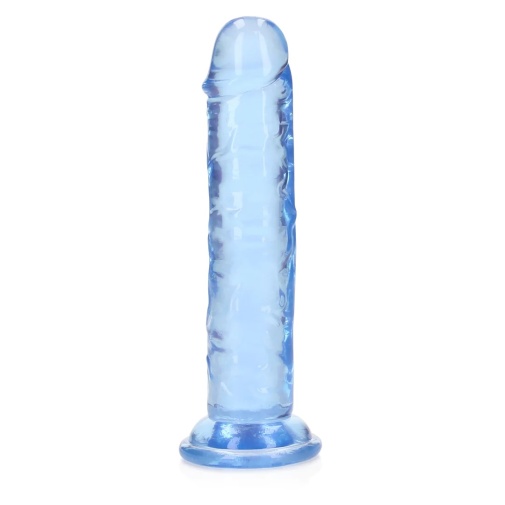 RealRock - 6" Straight Realistic Dildo - Blue photo
