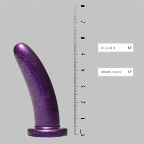 HerSpot - Dildo M - Plum Orchid photo