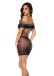 Mapale - 40001 Ombre Off Shoulder Dress - Black - S/M photo-2