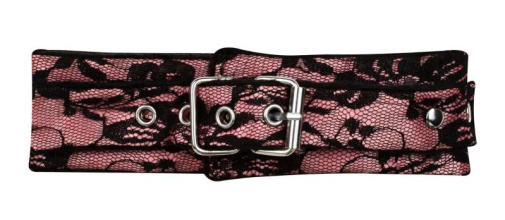 Bedroom Fantasies - Bound by Lace SM Set 9pcs - Pink photo