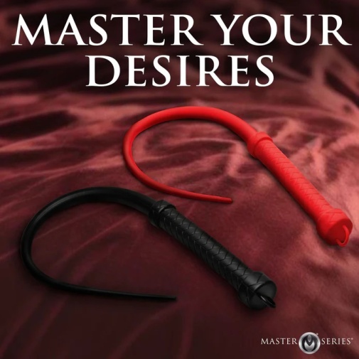 Master Series - 毒蛇蛇尾鞭子 - 红色 照片