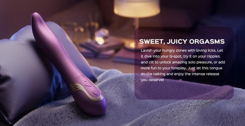 App Control: Next-gen pleasure and long-distance play at a t... Honey Play Box - Fling App Licking Vibrator - Purple photo-5