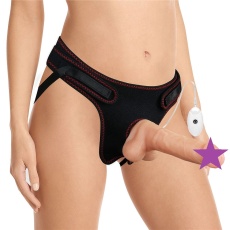 Lovetoy - 7.5" Vibro Easy Strapon Set w Balls photo