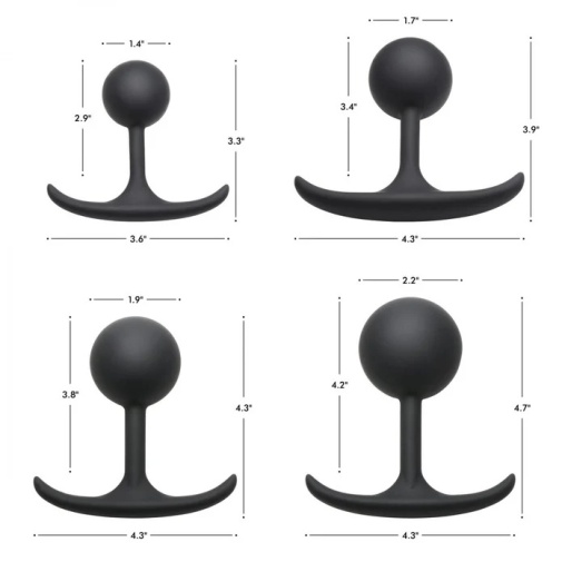 Heavy Hitters - Weighted Round Plug L - Black photo