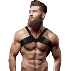 Fetish Submissive - Brigade Chest Male Harness - Black photo