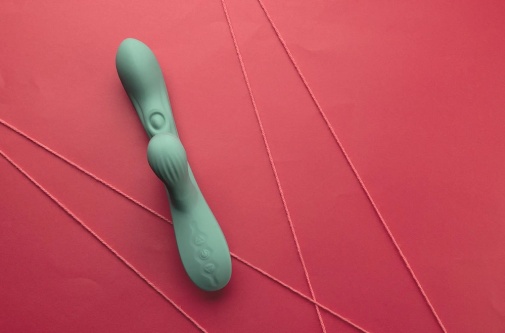 Loveline - Flickering Rabbit Vibrator - Green photo