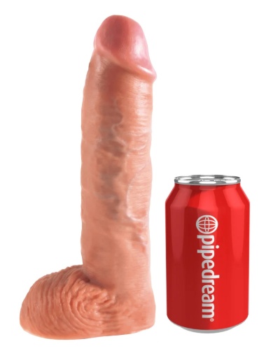 King Cock - Hollow Strap On 10" Cock - Skin photo