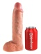 King Cock - Hollow Strap On 10" Cock - Skin photo-6