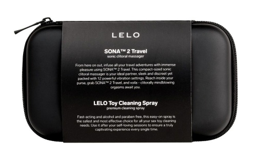 Lelo - 旅行套装A - Sona 2 Travel Size声波脉动阴蒂吸啜器-粉红色 & 玩具清洁喷雾 60ml 照片