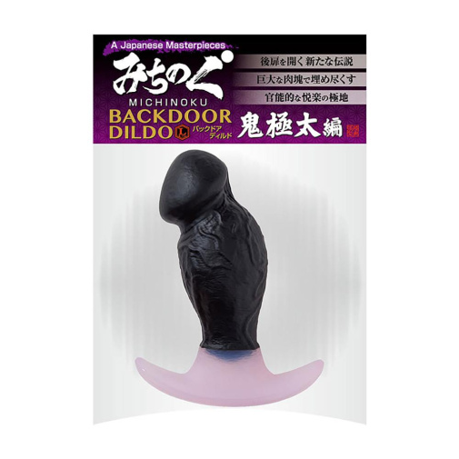 Fuji World - Michinoku Thick Anal Plug - Black/Pink photo