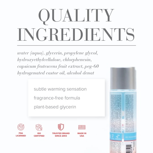 JO - H2O 暖感水性润滑剂 - 120ml 照片