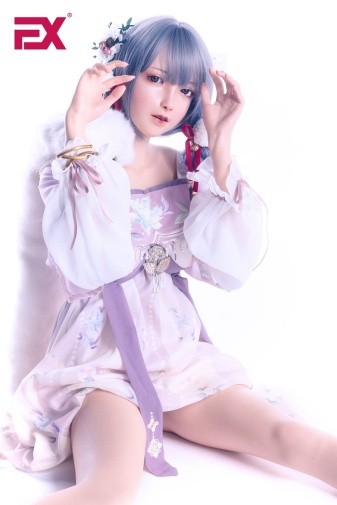  Lily 動漫仿真實體娃娃，豐腴身材，超軟矽膠 150 cm（4'9 英尺） 照片