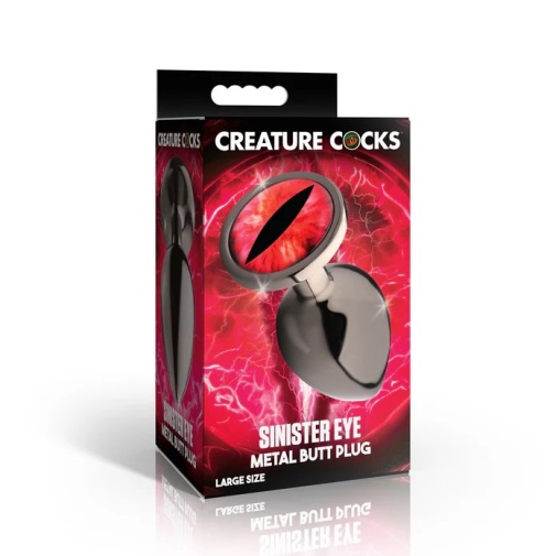 Creature Cocks - Sinister Eye Plug L - Red photo