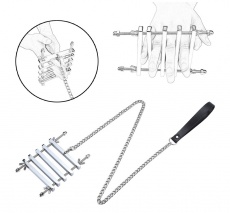 MT - Thumbscrew Squeezing Fingers - Silver photo