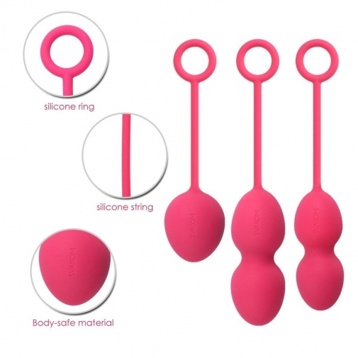 SVAKOM - Nova Kegel Balls - Plum Red photo
