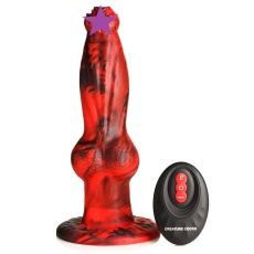 Creature Cocks - Hell Wolf 地狱狼抽插式仿真阳具 - 红色 照片
