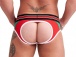 Mister B - Urban Lisbon Jock Brief  露股内裤 - 红色/绿色 - 中码 照片-2