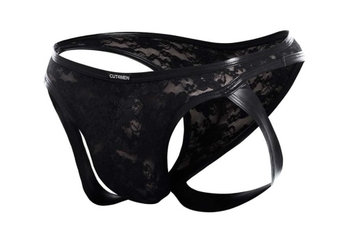 Cut4men - Lace Hybrid Jockstrap - Black - L photo