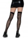 Leg Avenue - Ying Yang Thigh Highs - Black photo-2