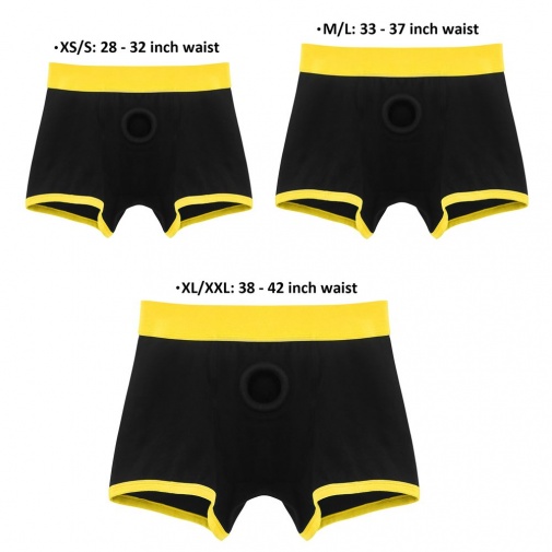 Lovetoy - Horny Strapon Shorts - Black - M/L photo