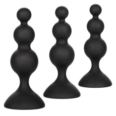 CEN - Silicone Beaded Anal Kit - Black photo