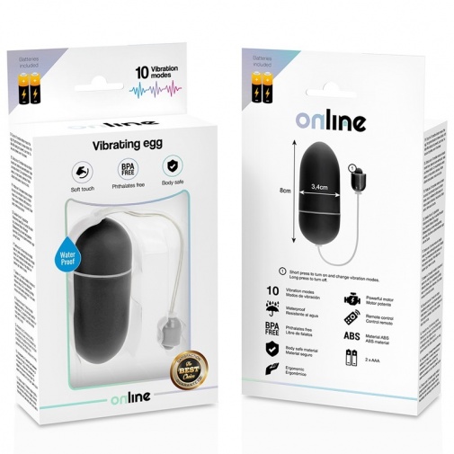 Online - Vibro Egg - Black photo