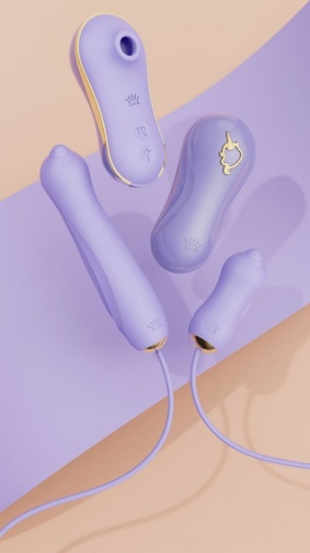Zalo - Unicorn APP Massager Set - Berry Violet photo