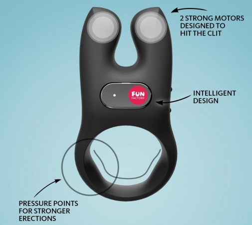 Fun Factory - Nos Vibro Ring - Black photo