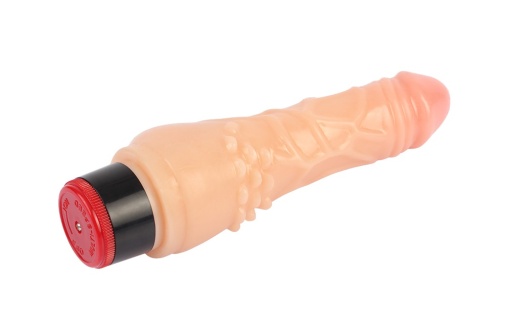 Chisa - 7.8" 经典 震动仿真假阳具 - 肉色 照片