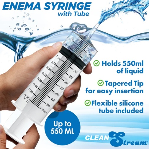 CleanStream - 帶管後庭清潔針筒 - 550ml 照片