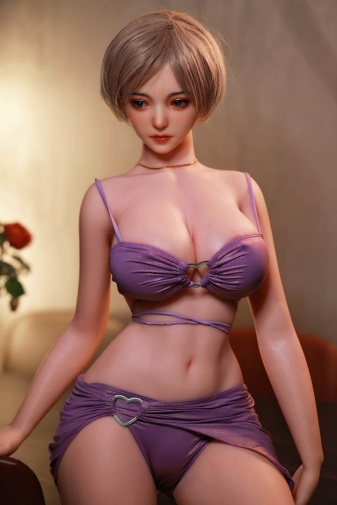 Candela Asian Realistic Sex Doll, Curvy Body, Ultra Soft Silicone 157 cm (5’2 ft)  photo