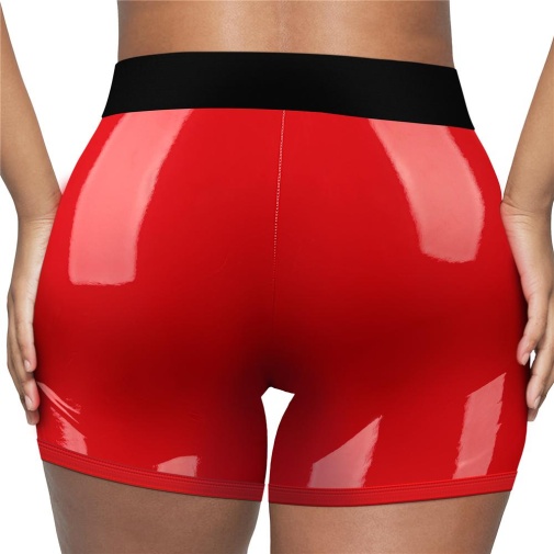 Lovetoy - Chic Strap-On Shorts - Red - M/L photo
