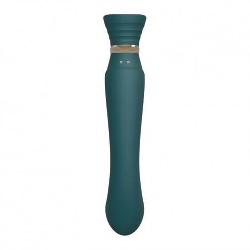 Zalo - Queen APP Heating Vibro Set - Jewel Green photo