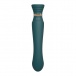 Zalo - Queen APP Heating Vibro Set - Jewel Green photo-7