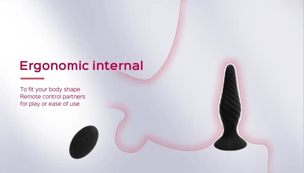 Suitable for partner play, or switching it up flexible with ... Honey Play Box - Idris Vibro Anal Plugs Set - Black photo-5