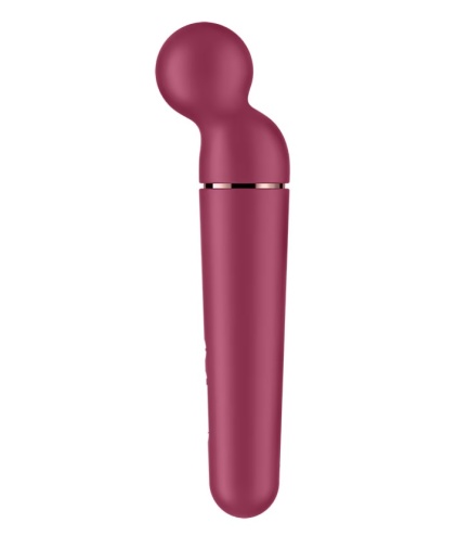 Satisfyer - Planet Wand-er 按摩器 - 红莓色 照片