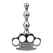 FAAK - Knuckle Metal Anal Plug S 照片-2