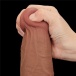 Lovetoy - 13.5" Sliding Skin Dildo - Brown photo-6
