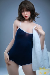 Yu Asian Realistic Sex Doll with Skinny Body, Soft Silicone 168 cm (5'5 ft) photo