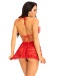 Leg Avenue - No Secrets Lace Babydoll - Red - L photo-2