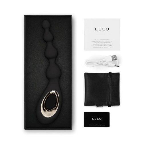Lelo - Soraya 后庭拉珠按摩器 - 黑色 照片