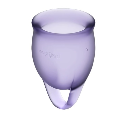 Satisfyer - Feel Confident Menstrual Cup - Lilac photo