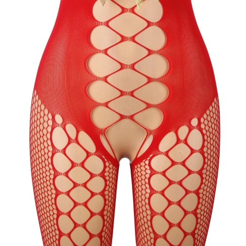Ohyeah - Christmas Fluffy Bodystocking - Red photo