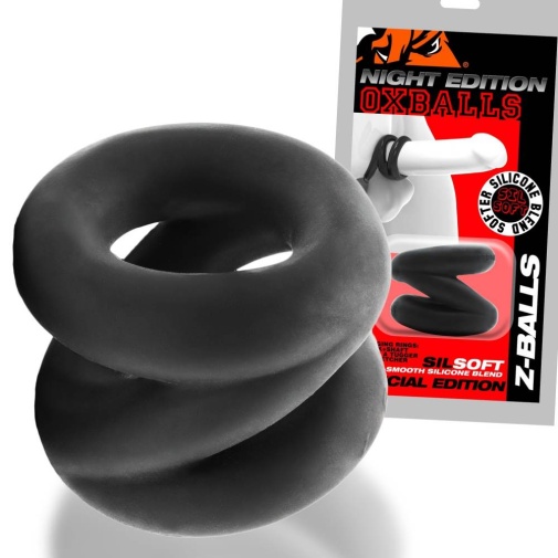 Oxballs - Z-Balls Ballstretcher - Night Black 照片