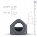 Boners - Liquid Silicone 2 in 1 Ballstretcher - Grey photo-8