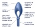 Satisfyer - 靶心戒指 - 藍色 照片-5