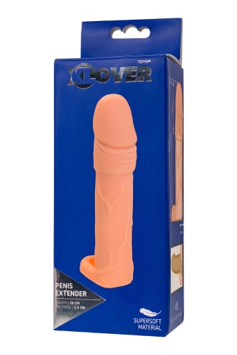 XLover - 16cm 陰莖延長套 - 肉色 照片