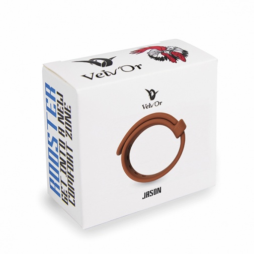 Velv'Or - Rooster Jason 阴茎环 - 啡色 照片