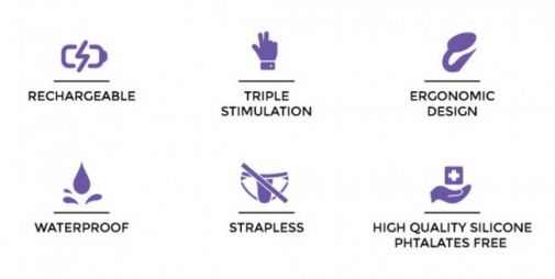 Strap-On-Me - Vibrating Strap On M - Purple photo